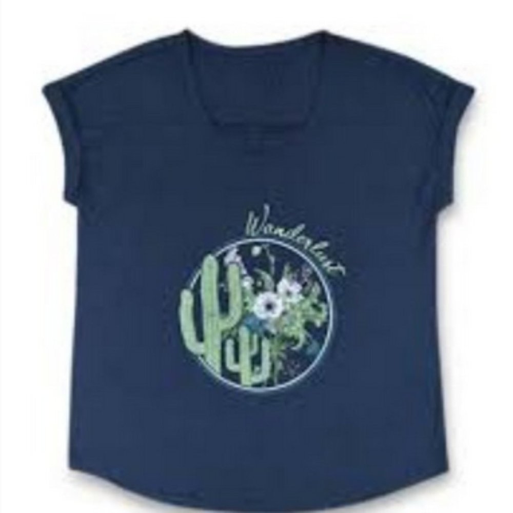 style & co graphic-print t-shirt